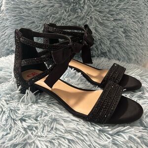 GB Girls black sandals shoes